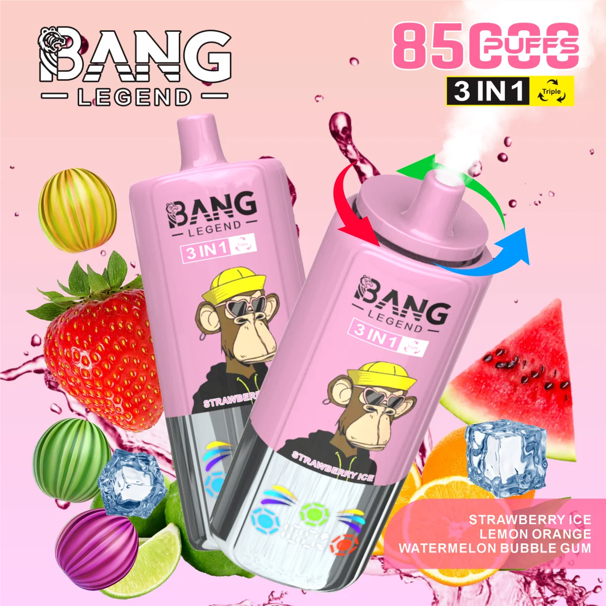 Bang Legend 85000 Puffs 3 in 1 – あなたのVaping体験を進化させる革新的なデバイス - Image 15