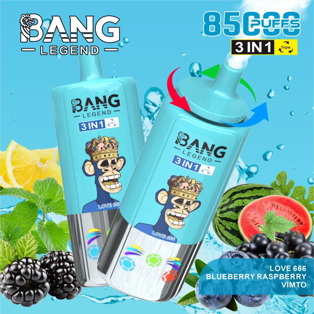 Bang Legend 85000 Puffs 3 in 1 – あなたのVaping体験を進化させる革新的なデバイス - Image 13