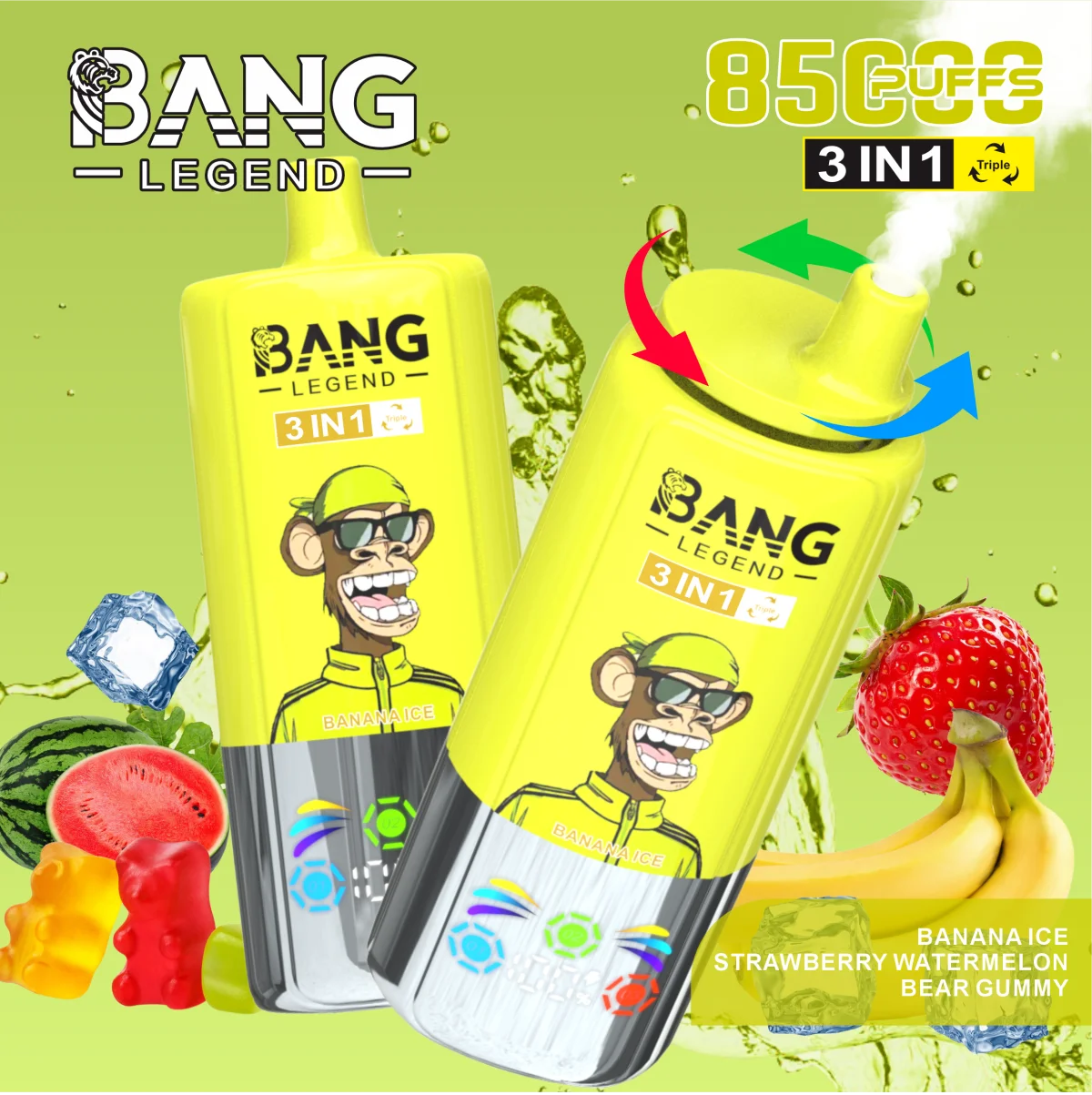 Bang Legend 85000 Puffs 3 in 1 – あなたのVaping体験を進化させる革新的なデバイス - Image 5