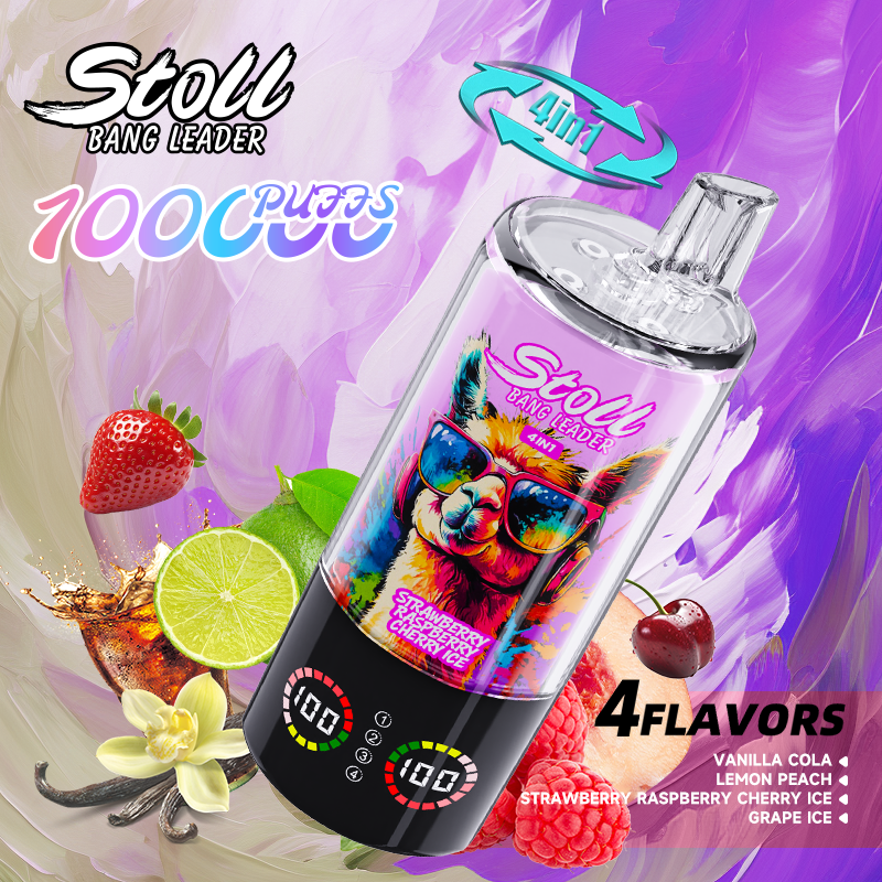 Bang Leader Stoll 100K Puffs 4 in 1 Flavors | 最大100,000パフ搭載ディスポーザブルベイプ - Image 10