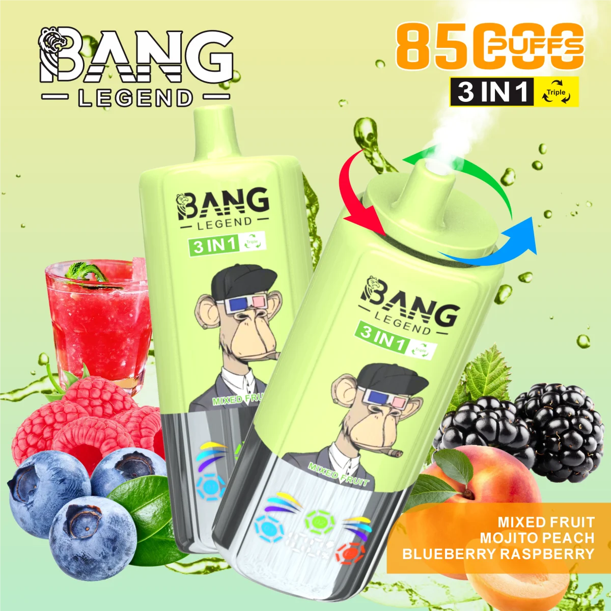 Bang Legend 85000 Puffs 3 in 1 – あなたのVaping体験を進化させる革新的なデバイス - Image 7