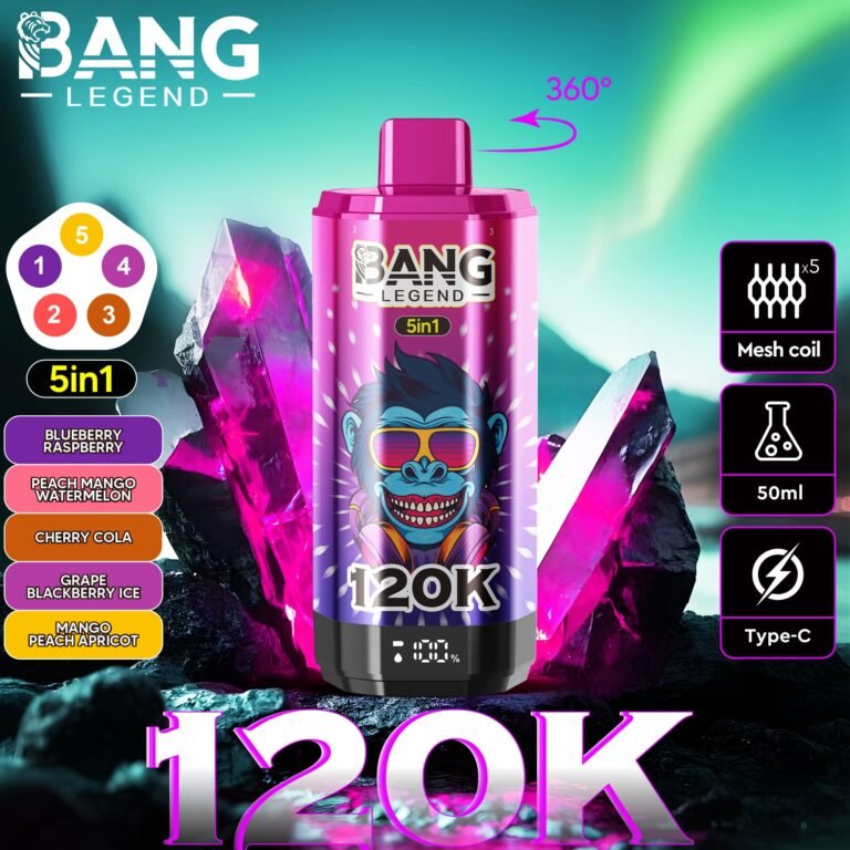 Bang Legend 120K Puffs 5 in 1 | 5つの味を1台で 12万回吸引 大容量VAPE - Image 8