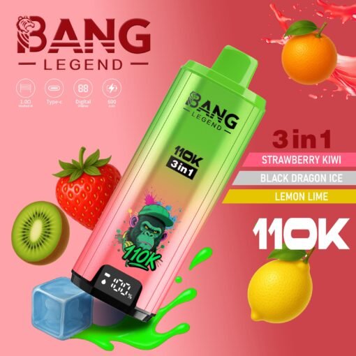Bang Legend 110K Puffs – 高性能長持ちベープ | 110,000パフ対応 | 3in1フレーバーシステム - Image 4