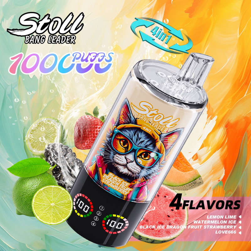 Bang Leader Stoll 100K Puffs 4 in 1 Flavors | 最大100,000パフ搭載ディスポーザブルベイプ - Image 11
