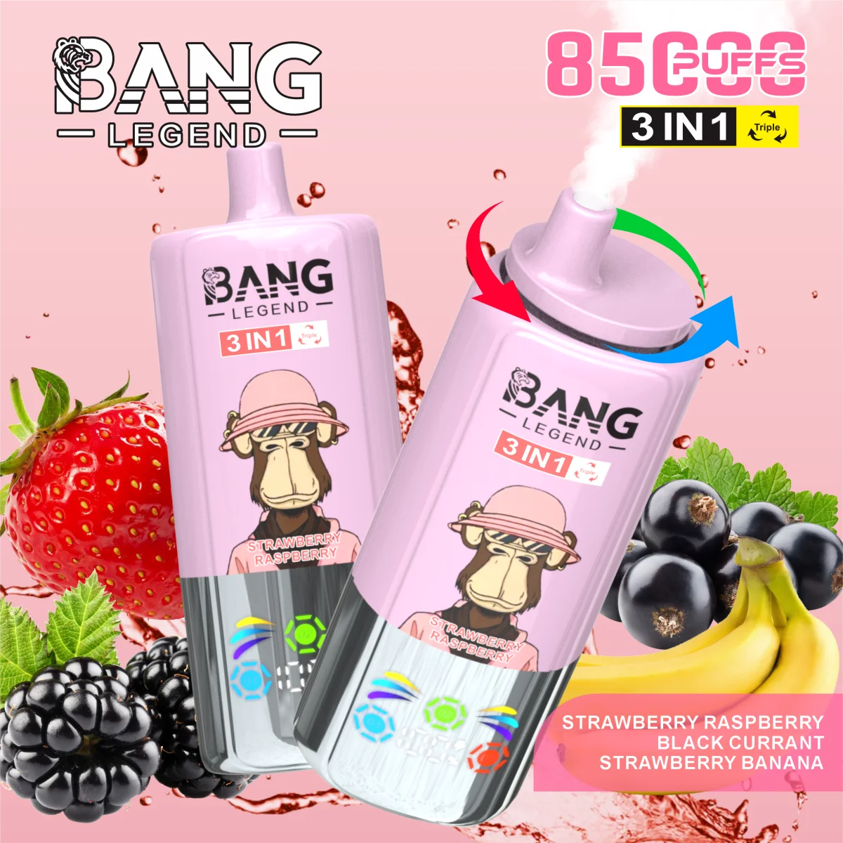 Bang Legend 85000 Puffs 3 in 1 – あなたのVaping体験を進化させる革新的なデバイス - Image 9