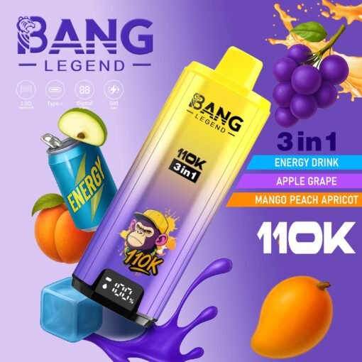 Bang Legend 110K Puffs – 高性能長持ちベープ | 110,000パフ対応 | 3in1フレーバーシステム - Image 2