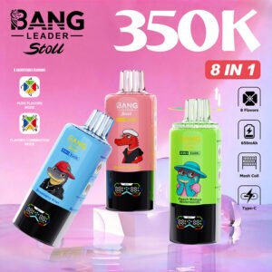 Bang Leader Stoll 350K|350,000パフ・8フレーバー搭載 使い捨て電子タバコ