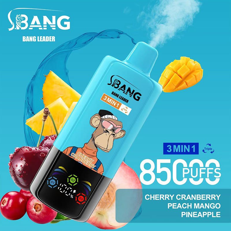 Bang Leader 85000 パフ 3in1フレーバー ディスポーザブルベイプ | スマートスクリーン搭載 - Image 5