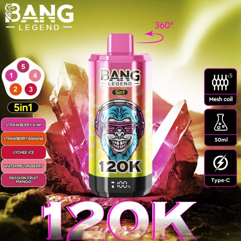 Bang Legend 120K Puffs 5 in 1 | 5つの味を1台で 12万回吸引 大容量VAPE - Image 10