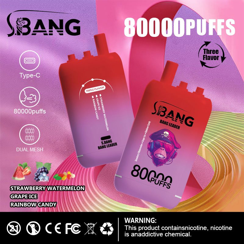 Bang Leader 80000 Puffs | 3フレーバー切り替え グラフィティデザイン VAPE - Image 12