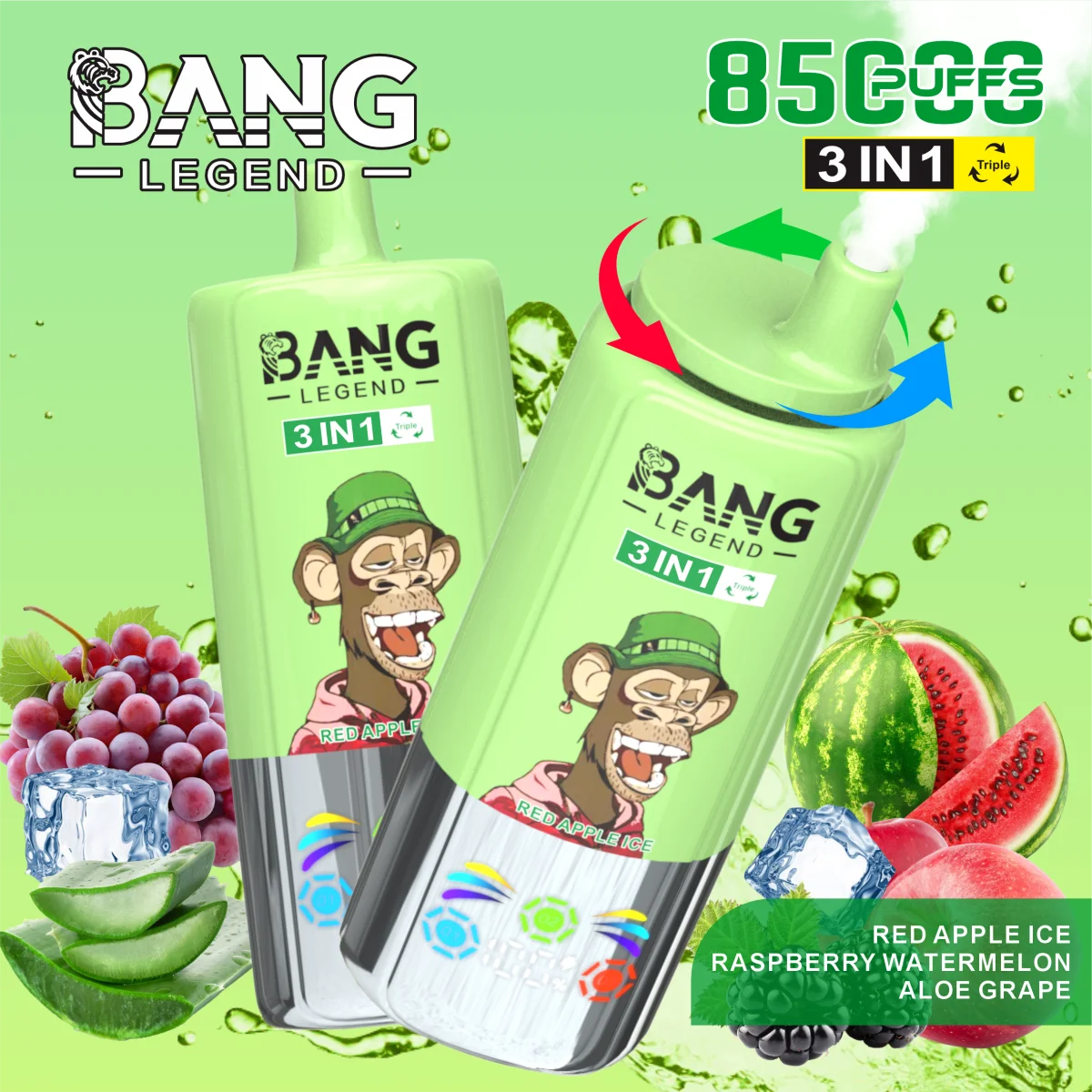Bang Legend 85000 Puffs 3 in 1 – あなたのVaping体験を進化させる革新的なデバイス - Image 11