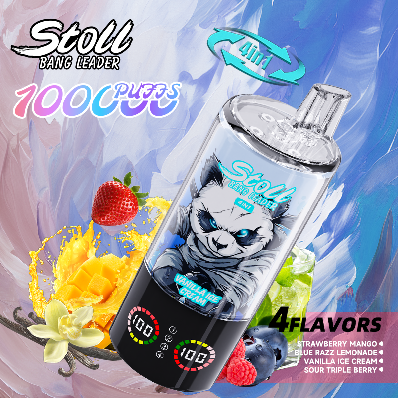 Bang Leader Stoll 100K Puffs 4 in 1 Flavors | 最大100,000パフ搭載ディスポーザブルベイプ - Image 4