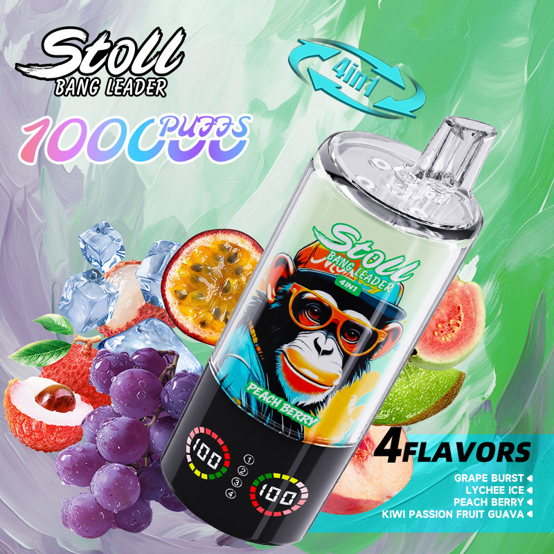 Bang Leader Stoll 100K Puffs 4 in 1 Flavors | 最大100,000パフ搭載ディスポーザブルベイプ - Image 9