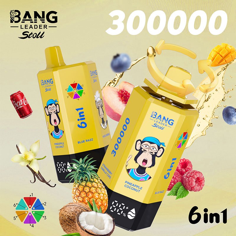 Bang Leader Stoll 300K|300,000パフ・6-in-1フレーバー 使い捨て電子タバコ - Image 7
