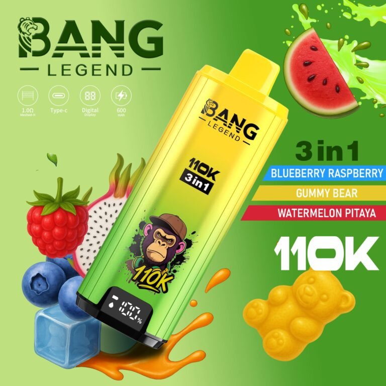Bang Legend 110K Puffs – 高性能長持ちベープ | 110,000パフ対応 | 3in1フレーバーシステム - Image 11