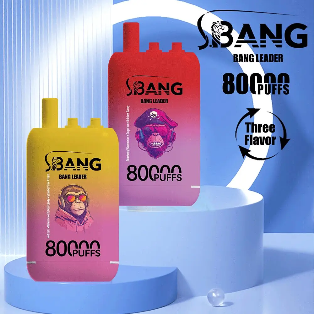 Bang Leader 80000 Puffs | 3フレーバー切り替え グラフィティデザイン VAPE