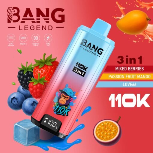 Bang Legend 110K Puffs – 高性能長持ちベープ | 110,000パフ対応 | 3in1フレーバーシステム - Image 13