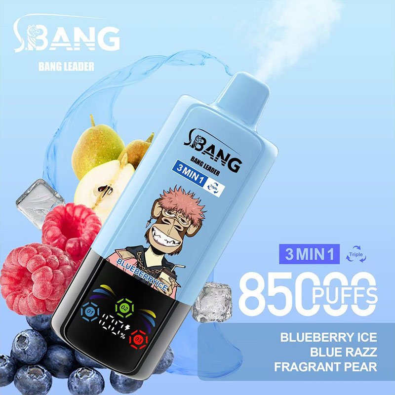 Bang Leader 85000 パフ 3in1フレーバー ディスポーザブルベイプ | スマートスクリーン搭載 - Image 4