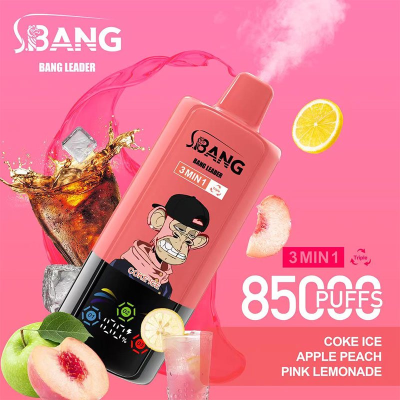 Bang Leader 85000 パフ 3in1フレーバー ディスポーザブルベイプ | スマートスクリーン搭載 - Image 6