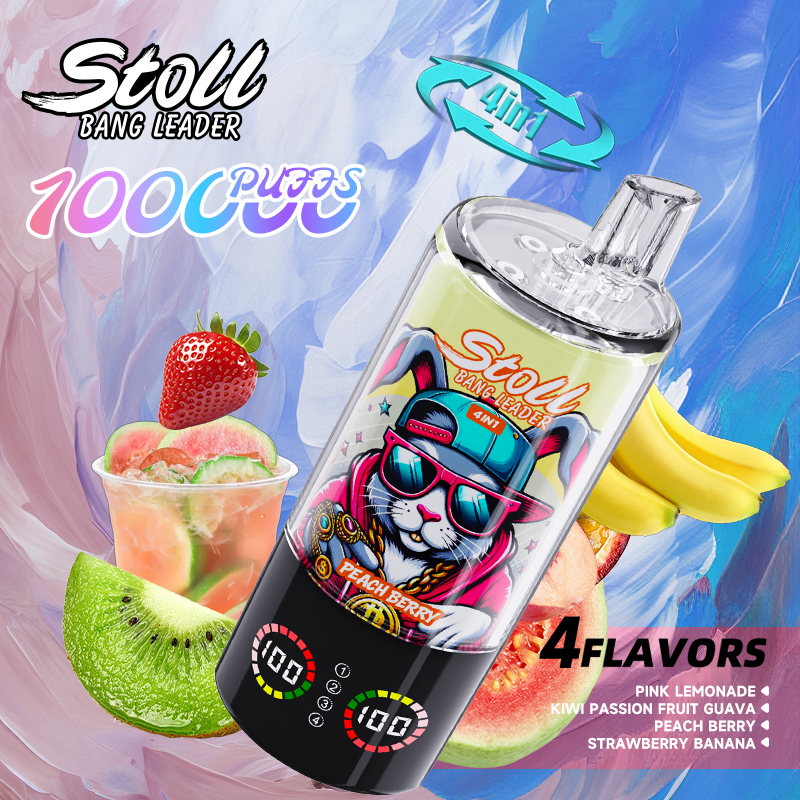 Bang Leader Stoll 100K Puffs 4 in 1 Flavors | 最大100,000パフ搭載ディスポーザブルベイプ - Image 5