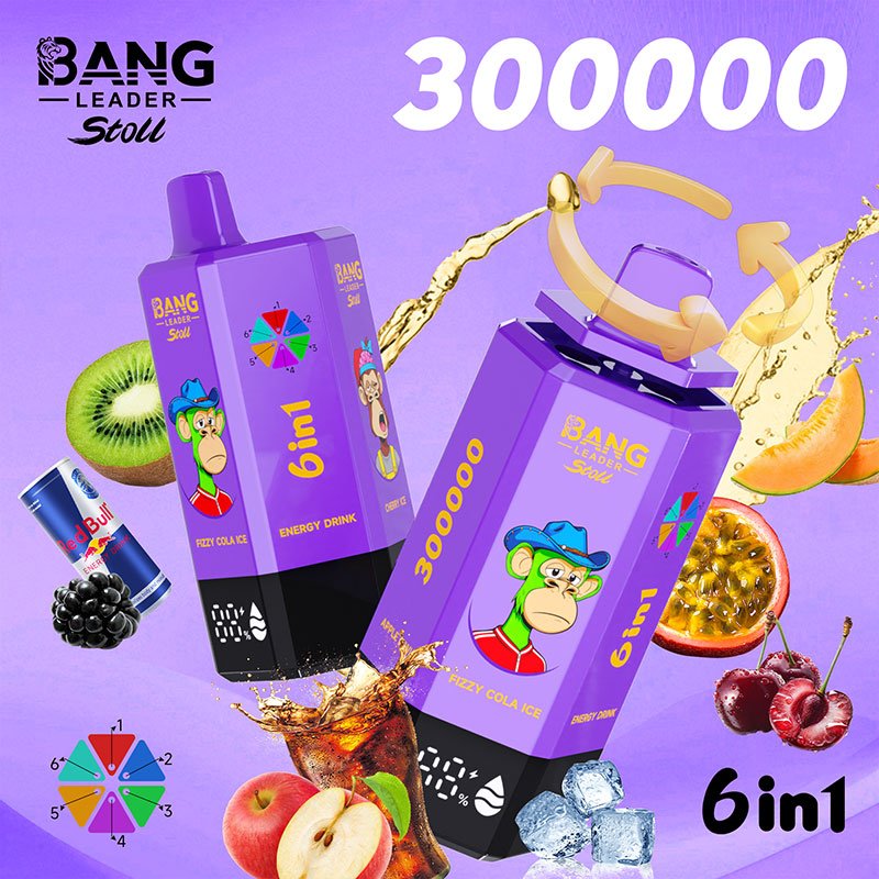 Bang Leader Stoll 300K|300,000パフ・6-in-1フレーバー 使い捨て電子タバコ - Image 5