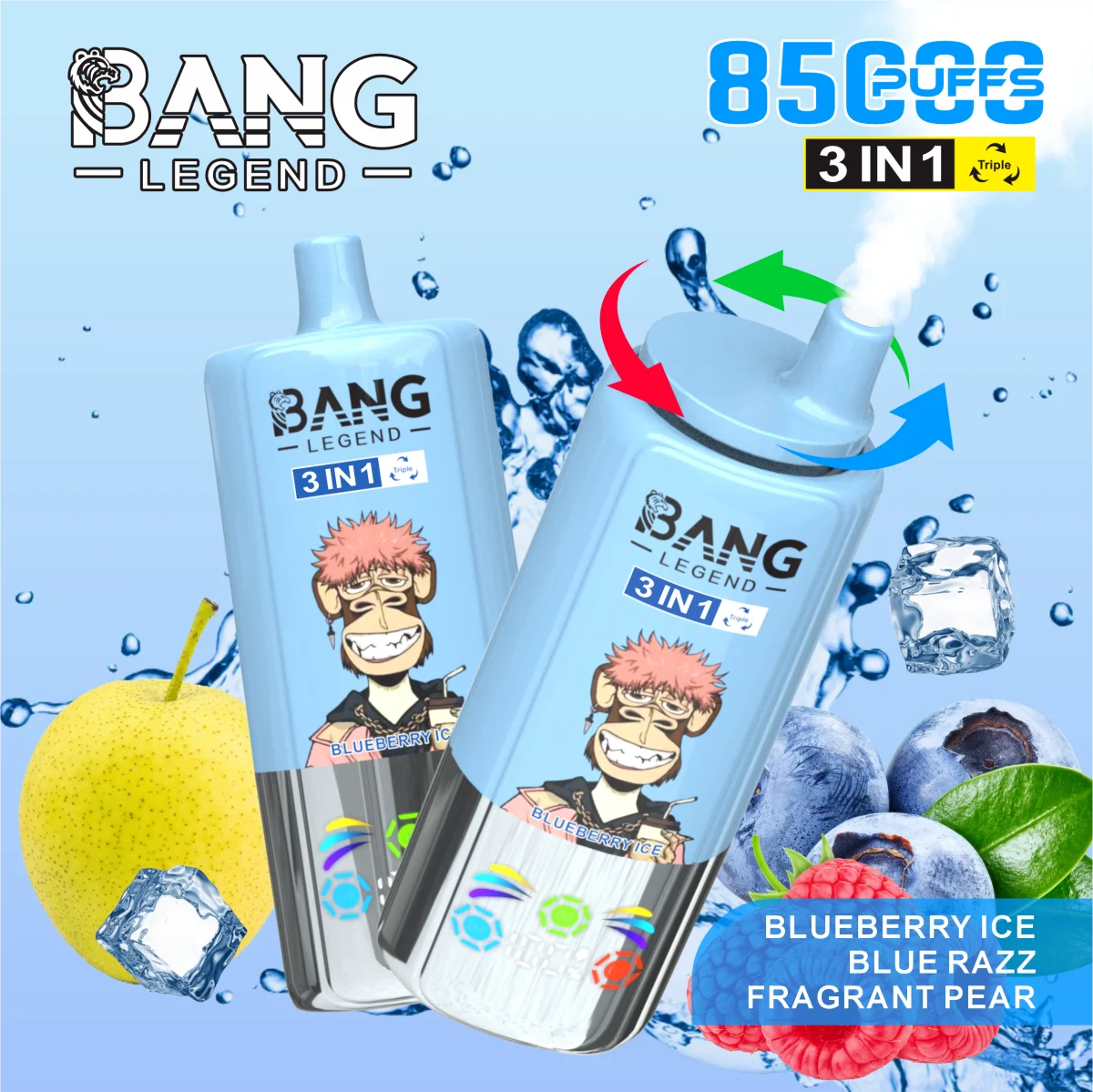 Bang Legend 85000 Puffs 3 in 1 – あなたのVaping体験を進化させる革新的なデバイス - Image 6