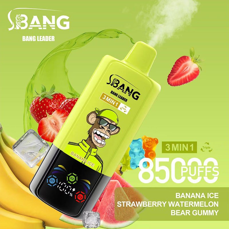 Bang Leader 85000 パフ 3in1フレーバー ディスポーザブルベイプ | スマートスクリーン搭載 - Image 2