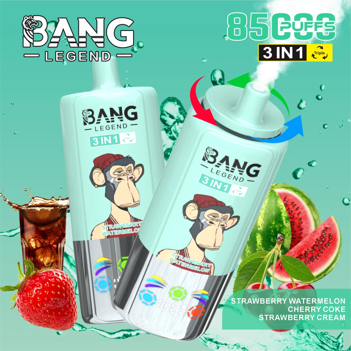 Bang Legend 85000 Puffs 3 in 1 – あなたのVaping体験を進化させる革新的なデバイス - Image 10