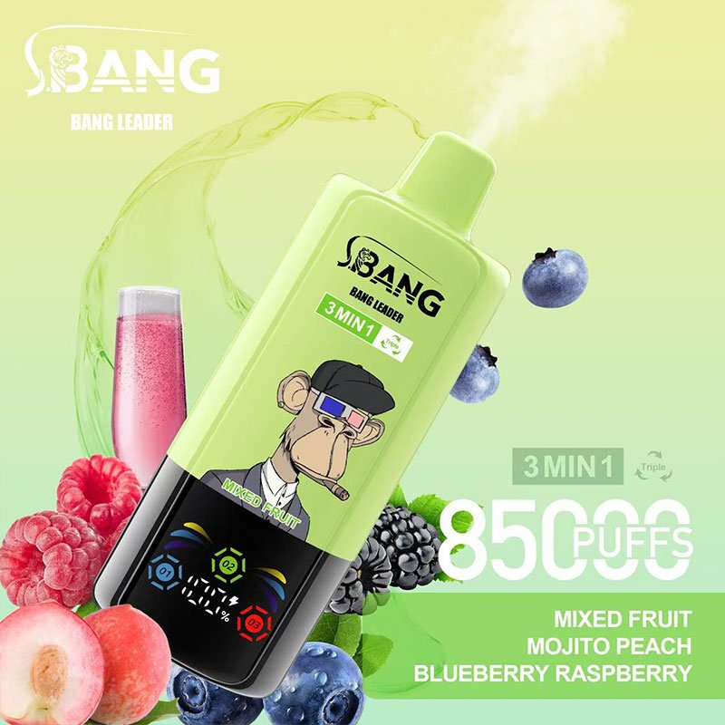 Bang Leader 85000 パフ 3in1フレーバー ディスポーザブルベイプ | スマートスクリーン搭載 - Image 8