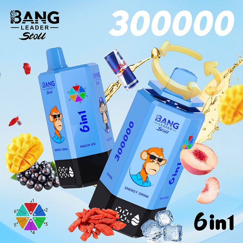 Bang Leader Stoll 300K|300,000パフ・6-in-1フレーバー 使い捨て電子タバコ - Image 4