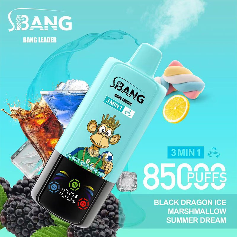 Bang Leader 85000 パフ 3in1フレーバー ディスポーザブルベイプ | スマートスクリーン搭載 - Image 3