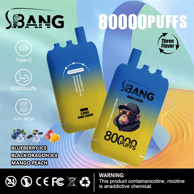 Bang Leader 80000 Puffs | 3フレーバー切り替え グラフィティデザイン VAPE - Image 3