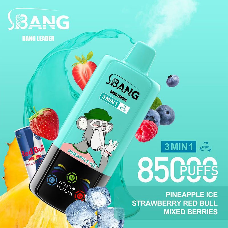 Bang Leader 85000 パフ 3in1フレーバー ディスポーザブルベイプ | スマートスクリーン搭載 - Image 9