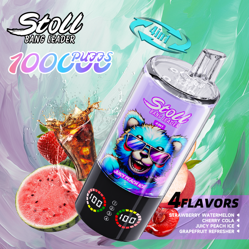 Bang Leader Stoll 100K Puffs 4 in 1 Flavors | 最大100,000パフ搭載ディスポーザブルベイプ - Image 7