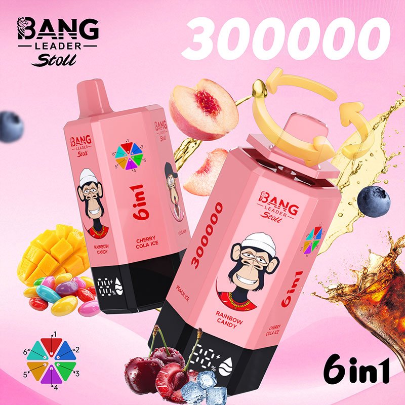 Bang Leader Stoll 300K|300,000パフ・6-in-1フレーバー 使い捨て電子タバコ - Image 8